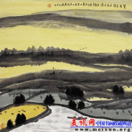 Ϧ ˮī  68cm×68cm 2000.JPG